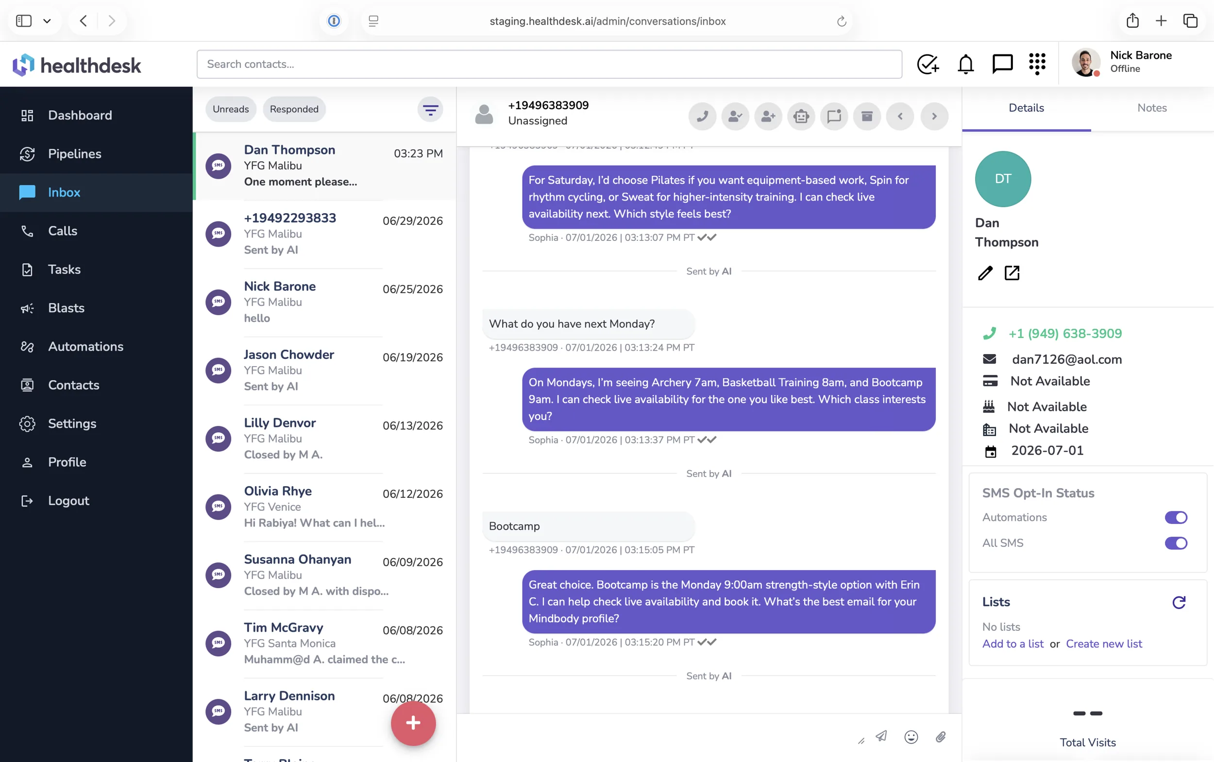 HealthdeskAI June 2026 product update.